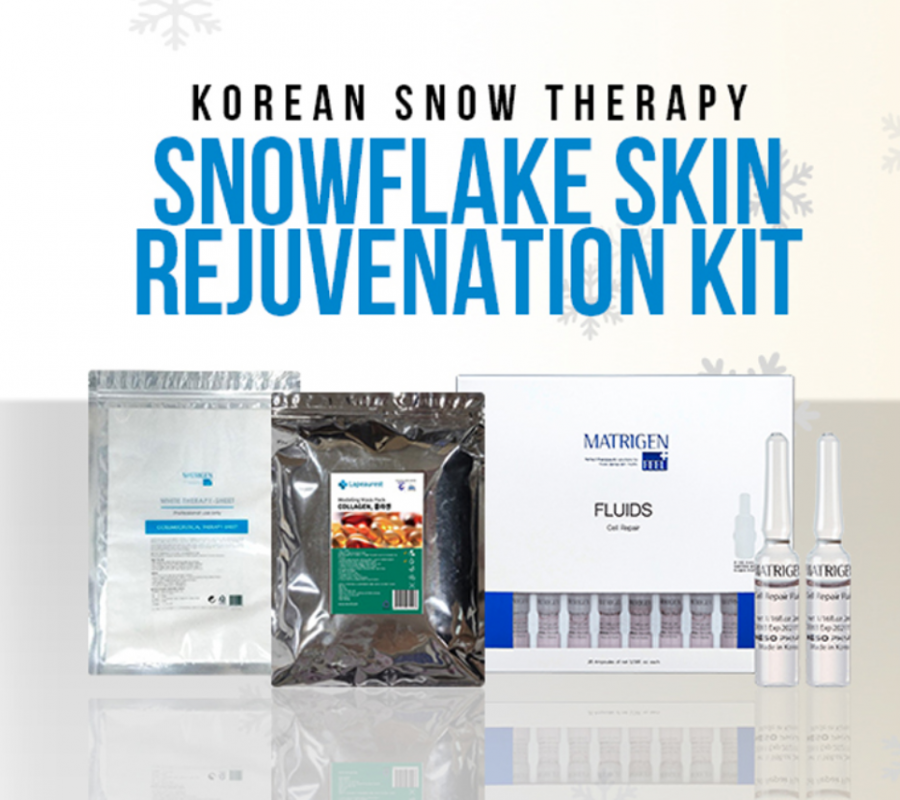 Korea snow therapy snowflake skin rejuvenation kit