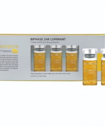 Matrigen Biphase 24K luminant salmon DNA gold ampoule