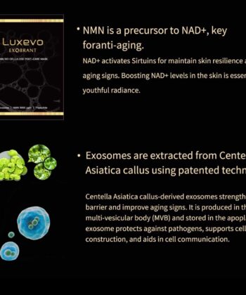 Luxevo exosome NMN Bio-Cellulose NAD+ Mask