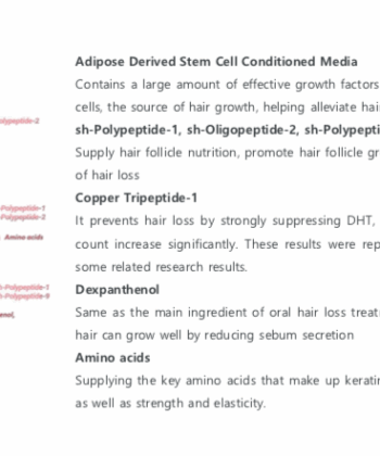 A-SCAL Stem Cell exosome hair growth solution